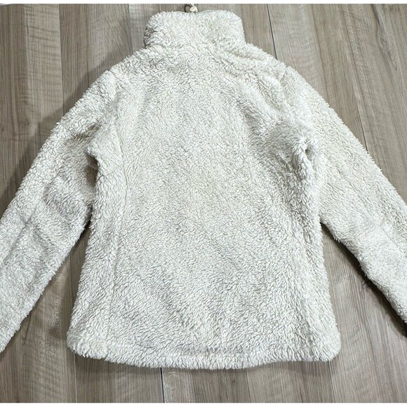 Helly Hansen Womens Deep Pile Fleece Jacket Full Zip Size Small Cream Ivory - Picture 6 of 9
